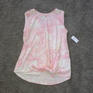 Pink Camouflage open back tank top